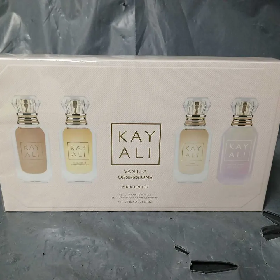 SEALED KAY ALI VANILLA OBSESSIONS MINIATURE EAU DE PARFUM GIFT SET