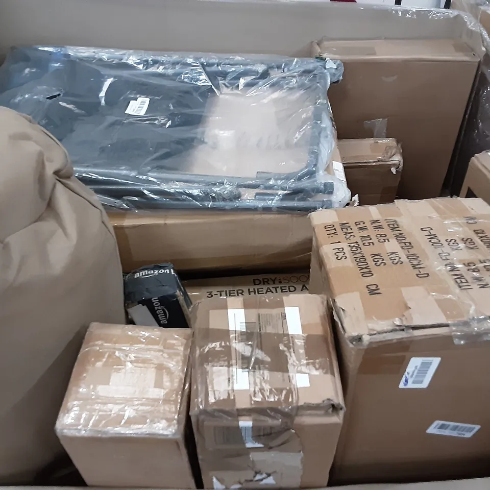 PALLET OF ASSORTED PRODUCTS INCLUDING C-HOPETREE, DOKIO SOLAR PANEL, BFULL POPUP TENT, MEEDEN ARTIST TRIPOD EASEL, TANZUOER BLINDS  
