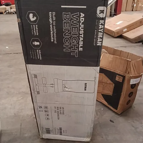BOXED KEPLIN KAYMAN ADJUSTABLE WEIGHT BENCH