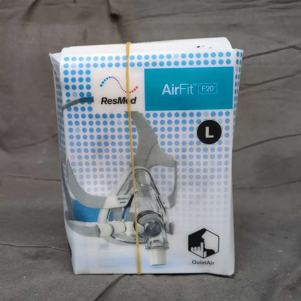 RESMED AIRFIT F20 FULL FACE CPAP MASK – LARGE (L) – BOXED