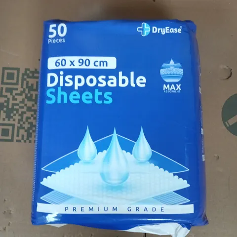 DRYEASE DISPOSABLE SHEETS - 50 SHEETS