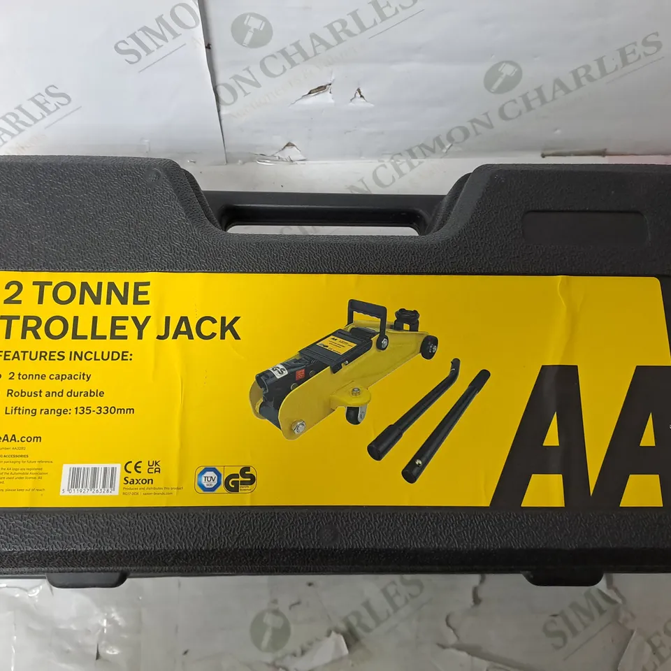 AA 2 TONNE TROLLEY JACK / COLLECTION ONLY 