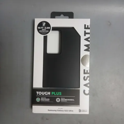 BOX OF APPROXIMATELY 38 CASEMATE TOUGH PLUS PHONE CASES FOR SAMSUNG GALAXY S22 ULTRA IN BLACK