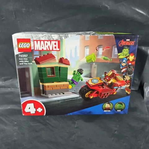 LEGO MARVEL IRON MAN WITH BIKE AND THE HULK 76287