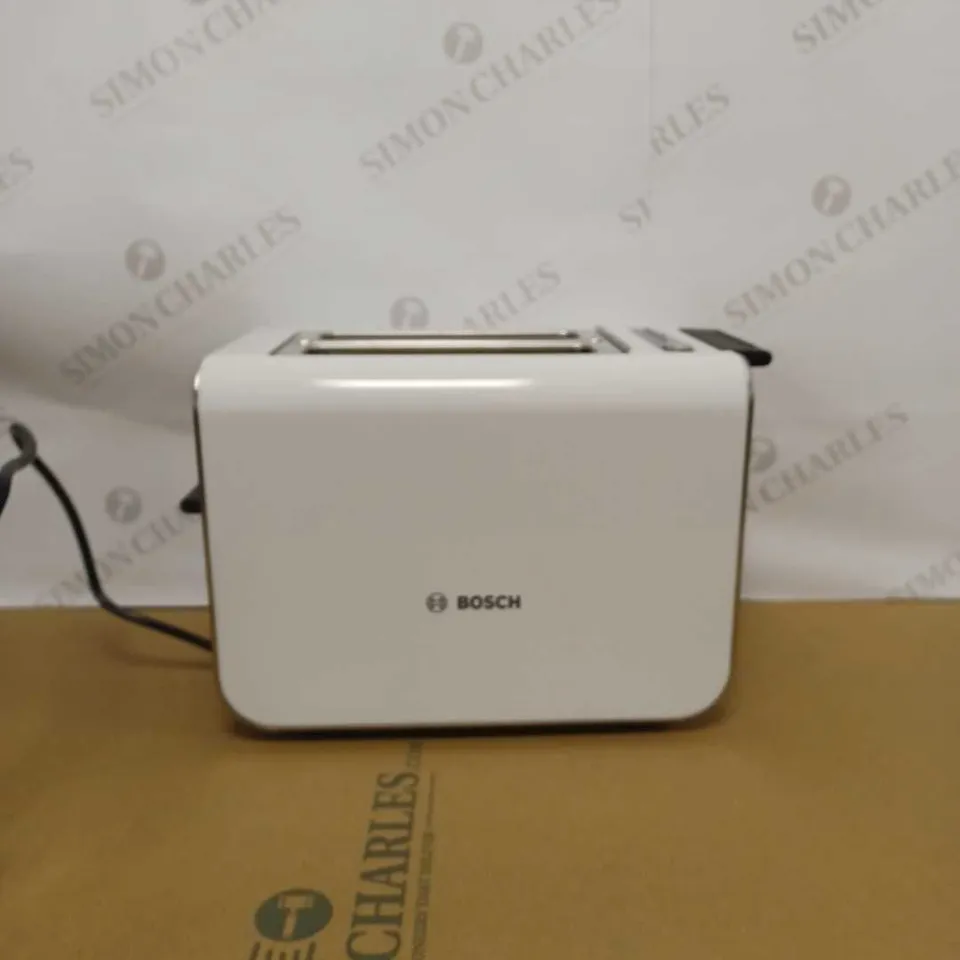 BOSCH STYLINE 2-SLOT STAINLESS STEEL TOASTER - WHITE
