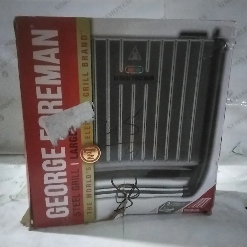 BOXED GEORGE FOREMAN GRILL 
