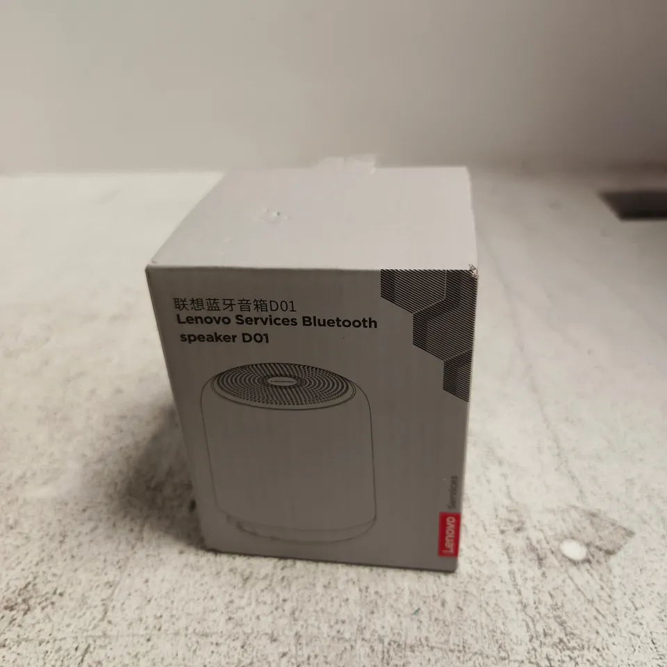 LENOVO BLUETOOTH SPEAKER D01 – SERVICES, BOXED