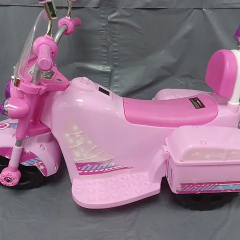 HTI CHILDRENS RIDE ON MOTORCYCLE IN PINK - COLLECTION ONLY 