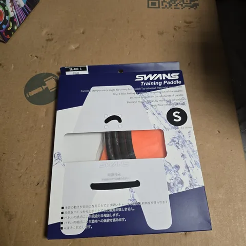 BOX OF APPROXIMATELY 20 ASSORTED TOYS AND GAMES INCLUDING SWIMMING TRAINING PADDLE , SANRIA CHARACTERS AND MONSTER TRUCKS 