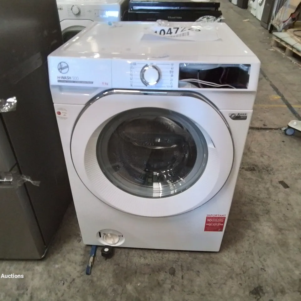 HOOVER H-WASH 500 HW411AMC FREESTANDING WASHING MACHINE, LARGE CAPACITY, 11 KG, 1400RPM, WHITE, DECIBEL RATING: 50