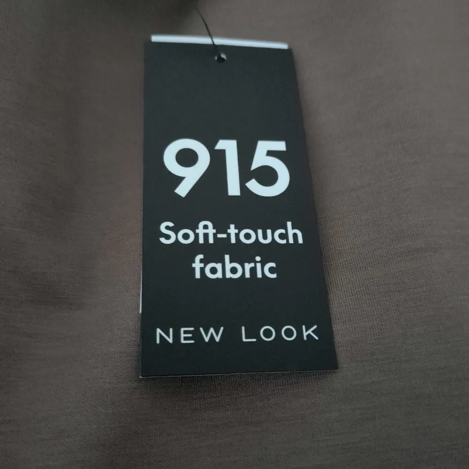 NEW LOOK TEEN SOFT-TOUCH FABRIC WIDE-LEG TROUSERS, 164–167 CM, AGE 14–15