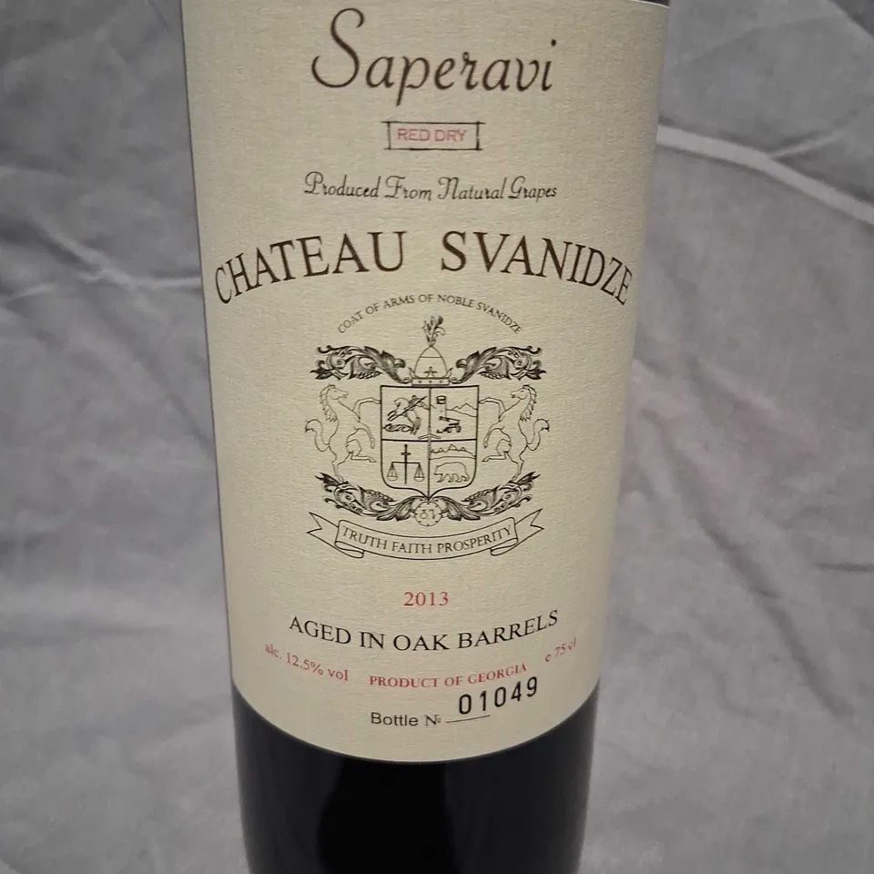 CHATEAU SVANIDZE SAPERAVI 2013 – GEORGIAN RED WINE (1 BOTTLE), AGED IN OAK BARRELS