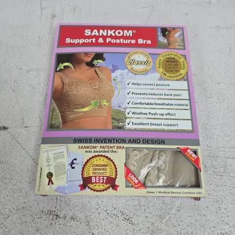 BOXED SANKOM SUPPORT & POSTURE BRA - L/XL