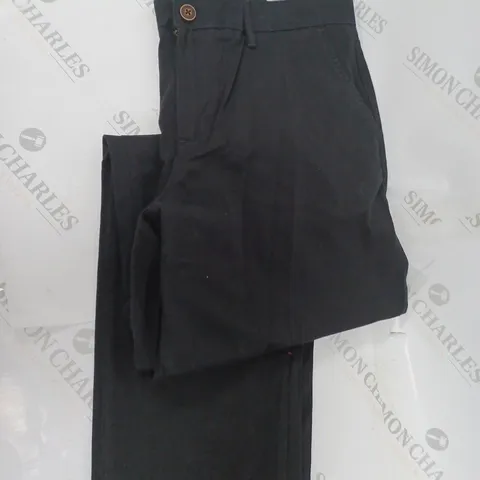 JACK & JONES JJ BOWIE PANTS, BLACK - SIZE 34