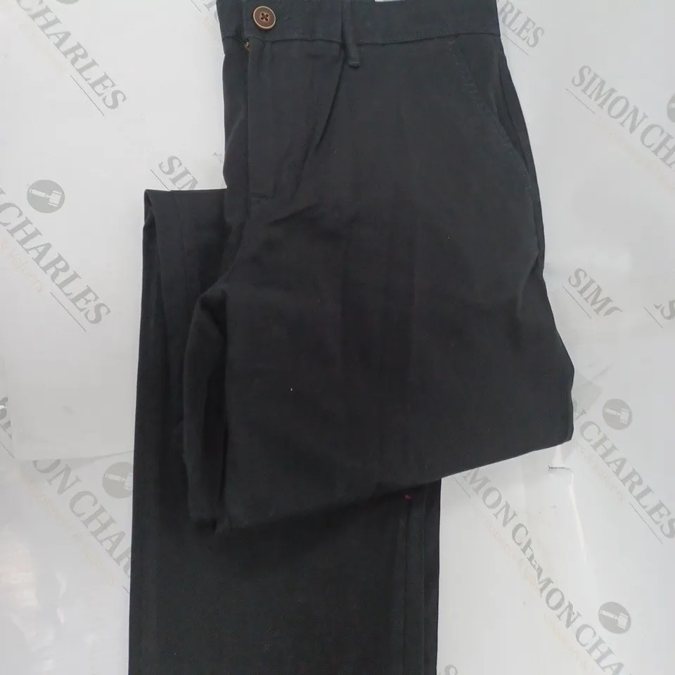 JACK & JONES JJ BOWIE PANTS, BLACK - SIZE 34