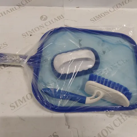BOX OF APPROXIMATELY 10X POOL CLEANING KITS (1 BOX)