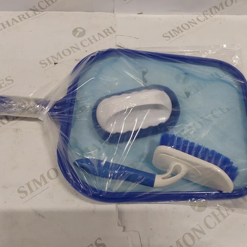 BOX OF APPROXIMATELY 10X POOL CLEANING KITS (1 BOX)