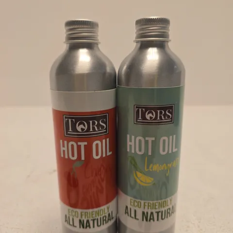 TORS HOT OIL – LEMONGRASS & CHERRY (SET OF 2) ECO FRIENDLY, ALL NATURAL