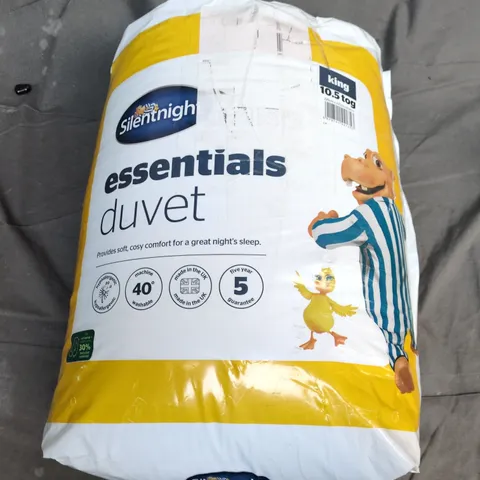 SILENTNIGHT ESSENTIALS DUVET 10.5 TOG KING