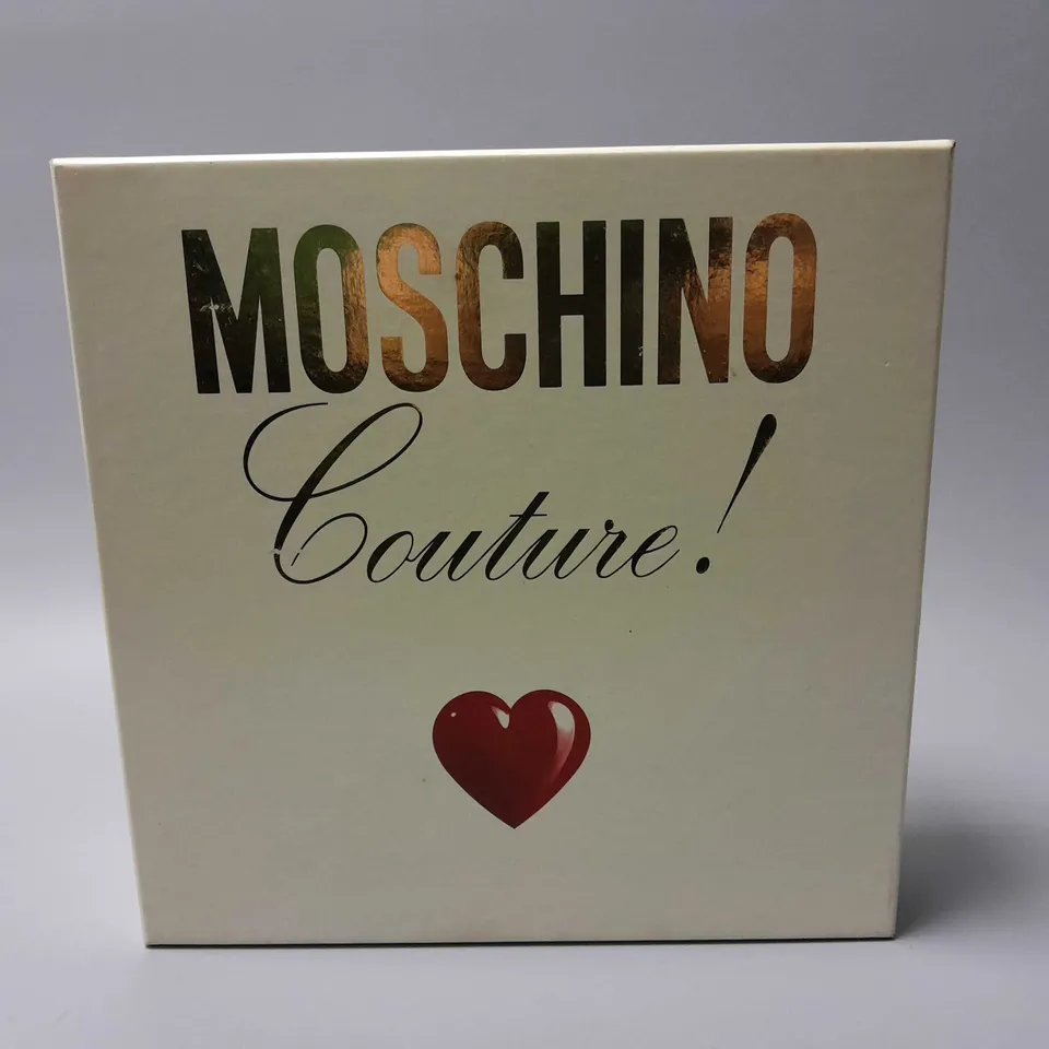 BOXED MOSCHINO COUTURE 2-PIECE BOX SET