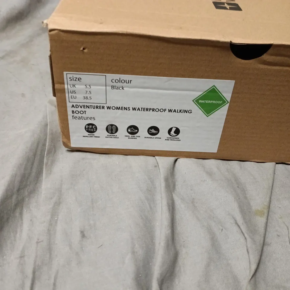 Mountain Warehouse Adventurer Women's Waterproof Walking Boots – Black, UK 5.5