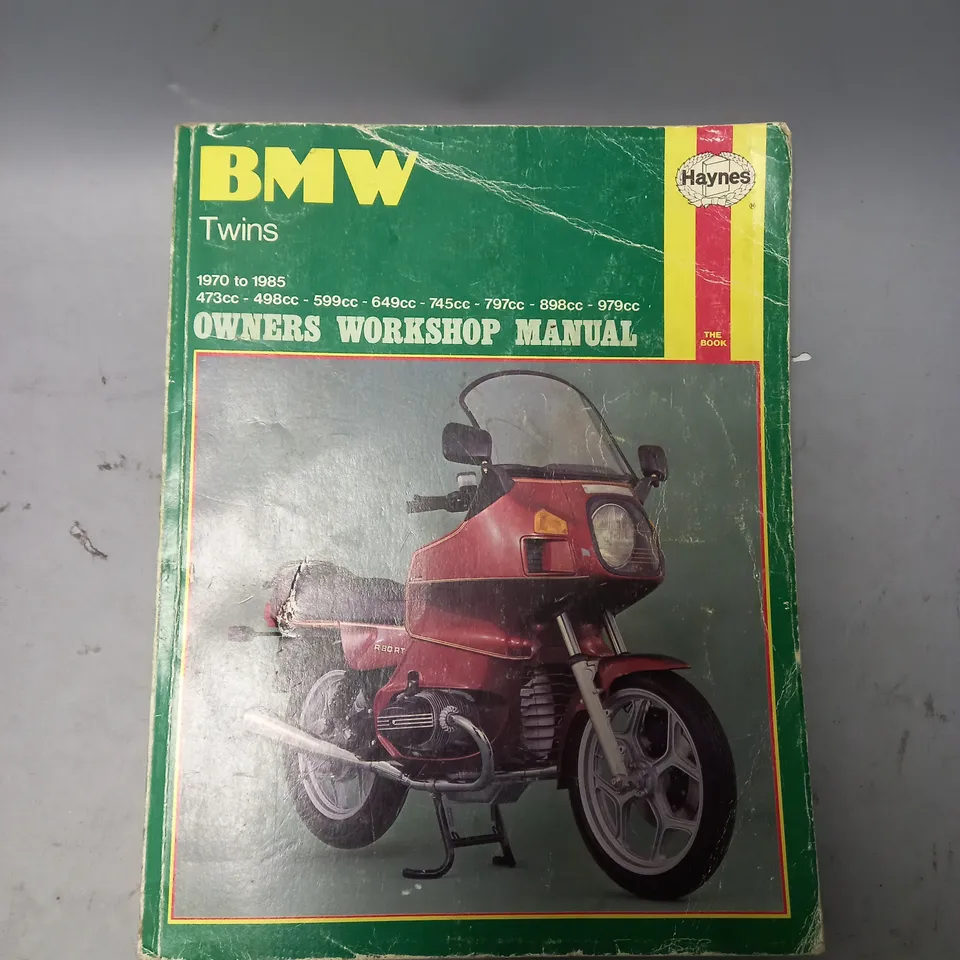 BMW TWINS OWNERS WORKSHOP MANUAL 