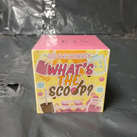 SEALED PLOUISE SKIN WHAT'S THE SCOOP? FIZZY POP STRETCHY BODY SCRUB - 200G