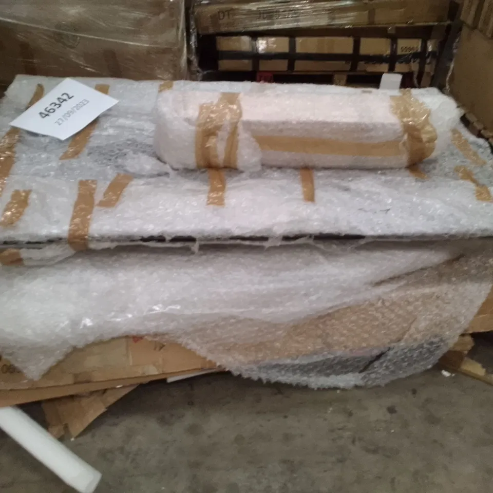 PALLET OF ASSORTED DINING TABLE PARTS 