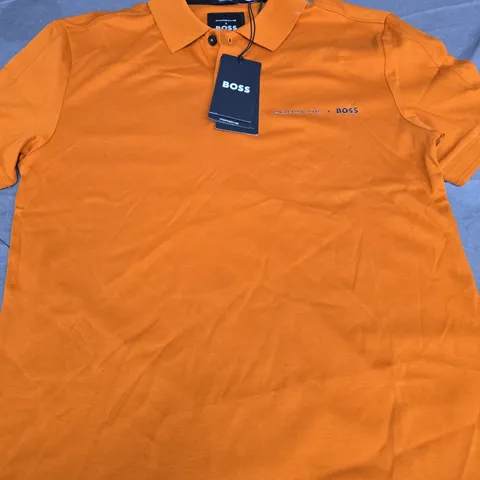 PORSCHE X BOSS ORANGE POLO SHIRT – SIZE SMALL