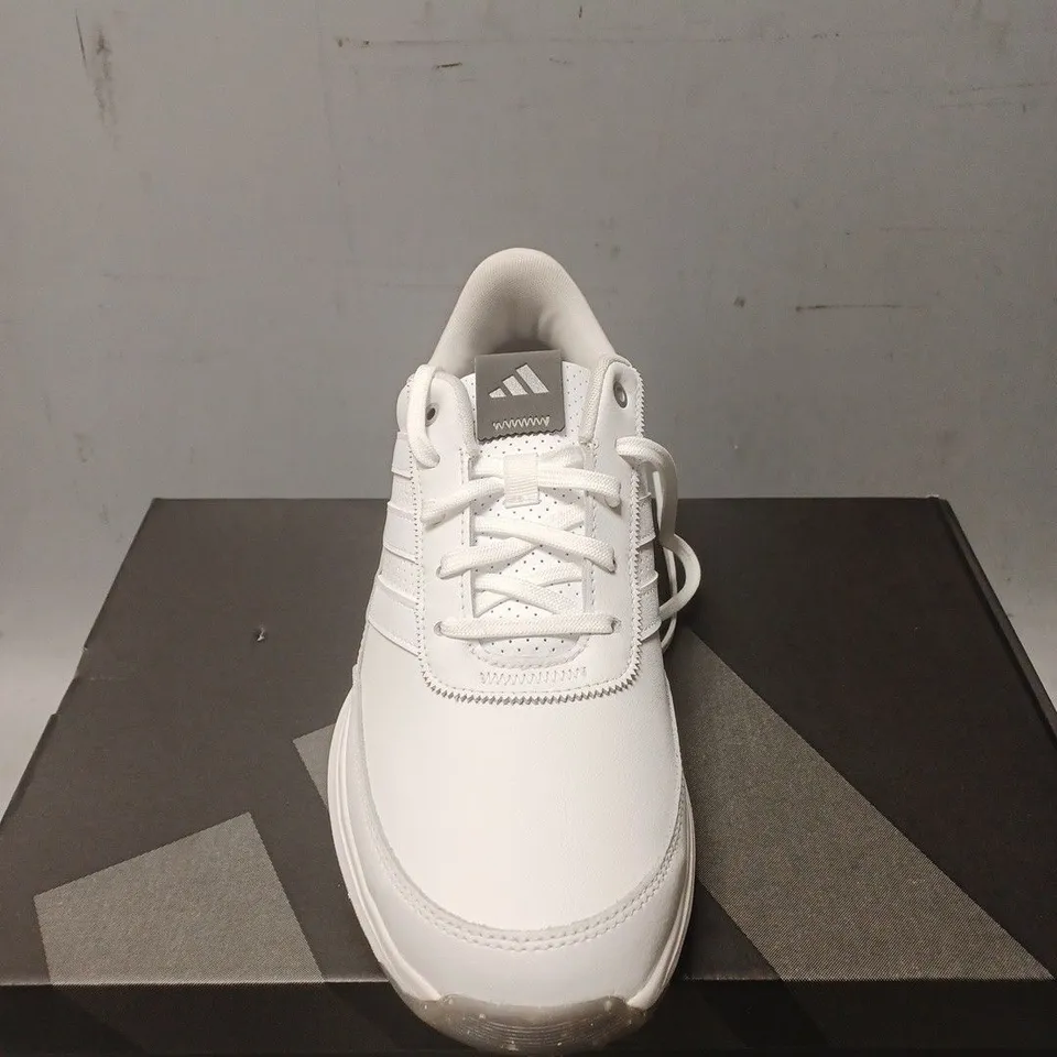 BOXED PAIR OF ADIDAS S2G SL LEATHER 24 GOLF SHOES - UK SIZE 8