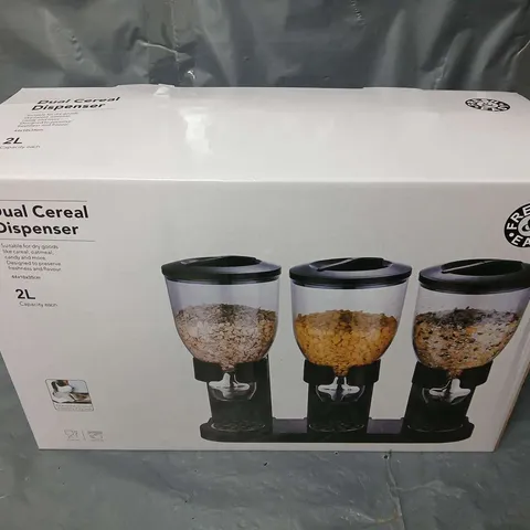 BOXED DUAL CEREAL DISPENSER