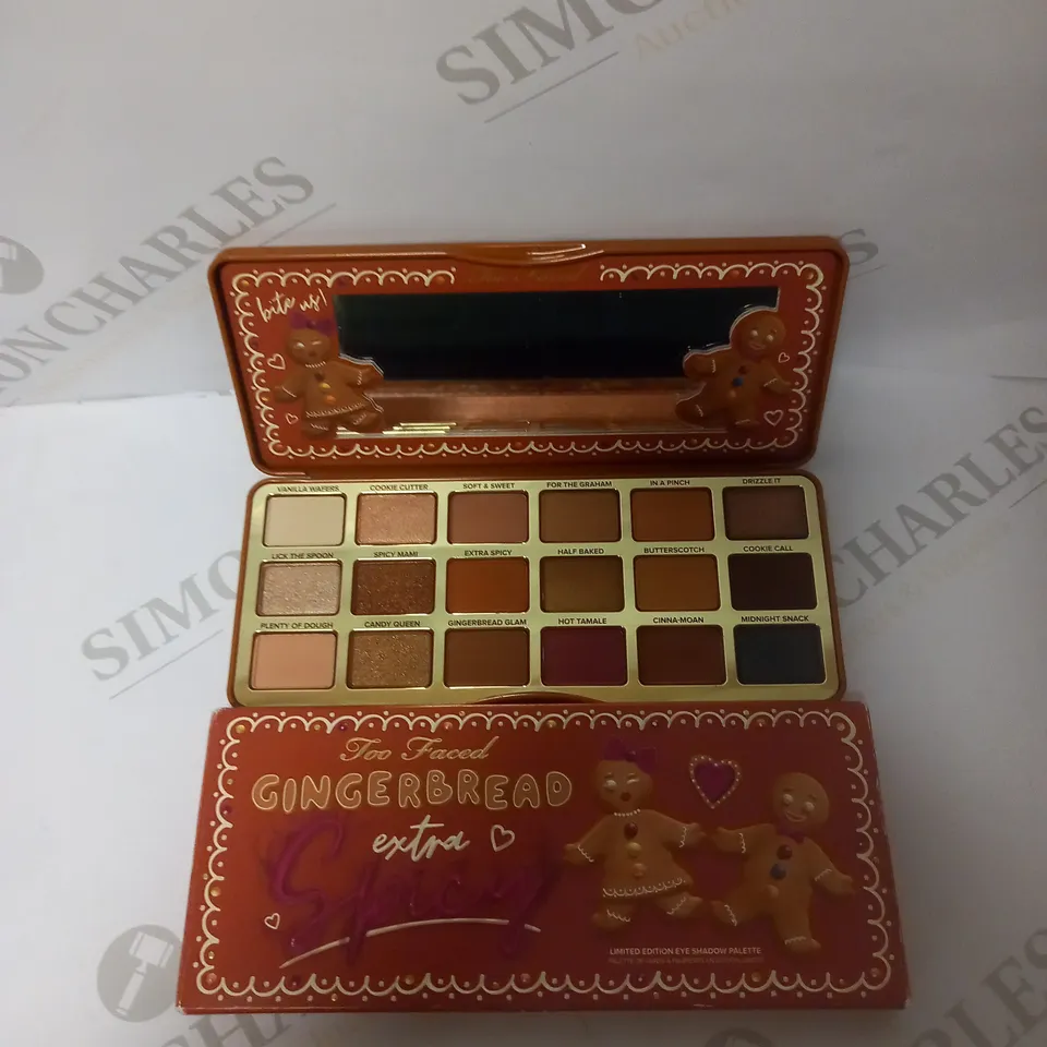 TOO FACED GINGERBREAD EXTRA SPICY EYE SHADOW PALETTE