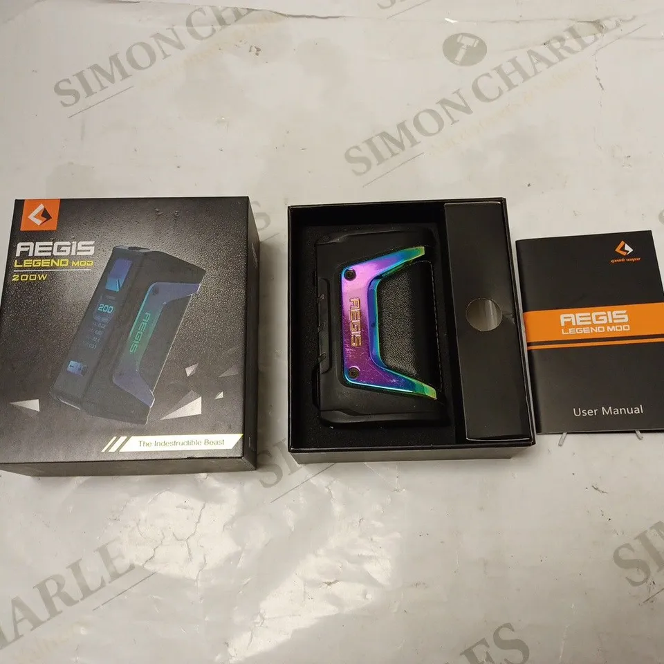 BOXED GEEKVAPE AEGIS LEGEND 200W MOD WITH MANUAL