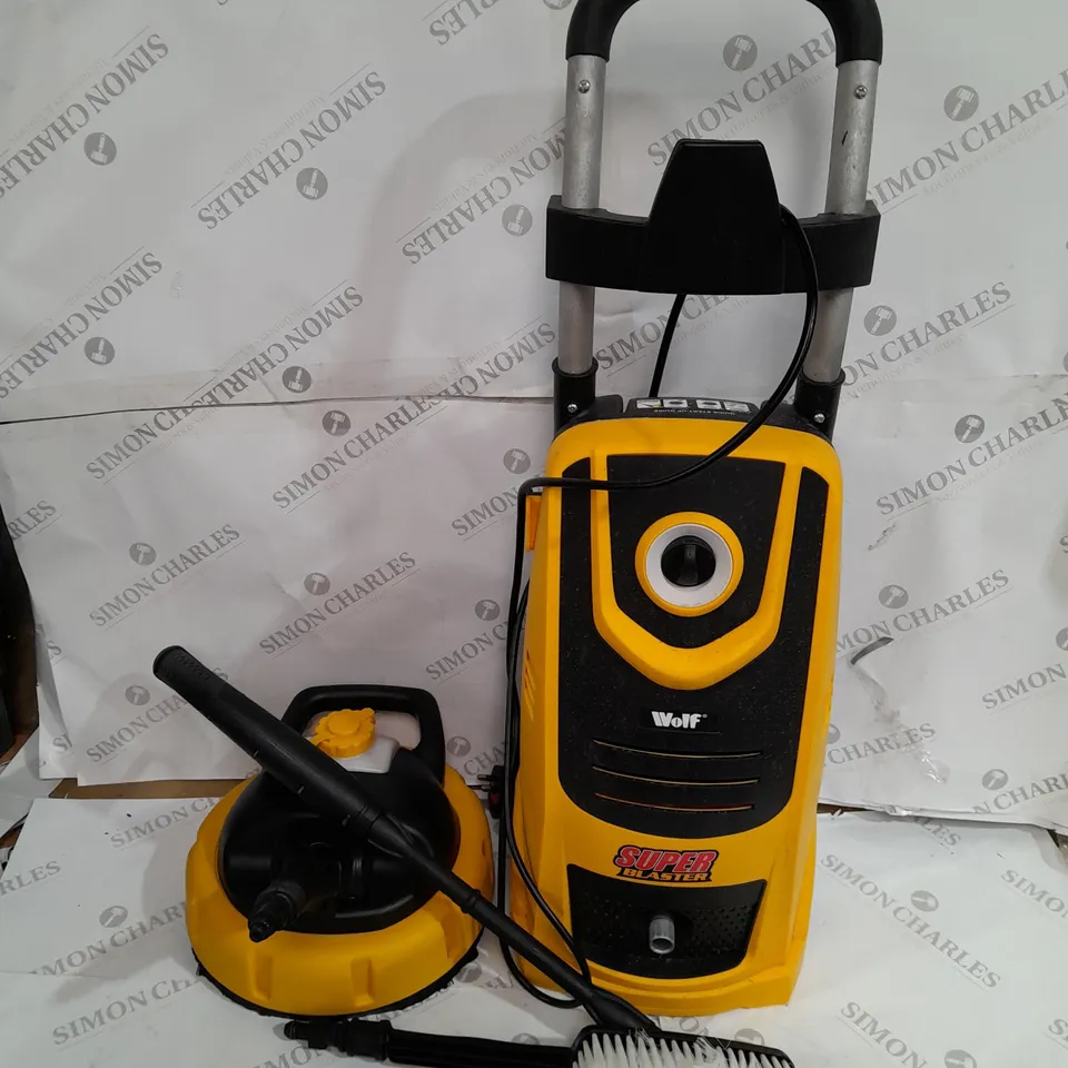 BOXED WOLF SUPER BLASTER PRESSURE WASHER YELLOW 