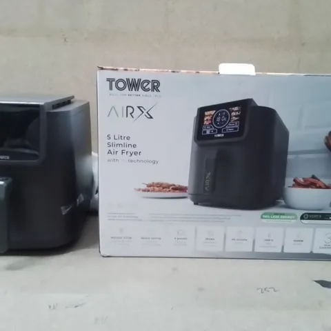 BOXED TOWER 5 LITRE SLIMLINE AIR FRYER