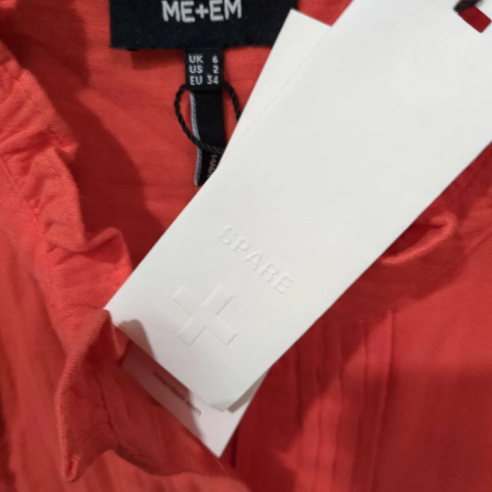 ME+EM WOMEN'S CORAL BLOUSE – UK 6 (EU 34)