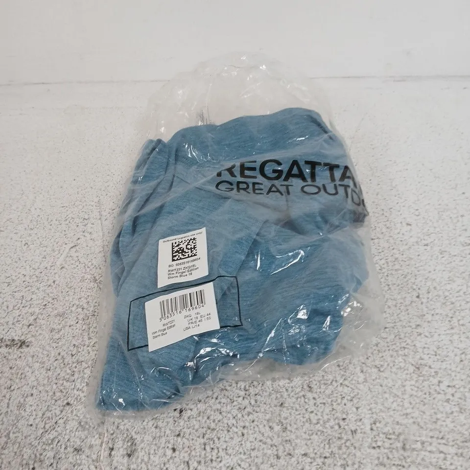 REGATTA GREAT OUTDOORS STORM BLUE EDITION OUTDOOR TOP - UK18