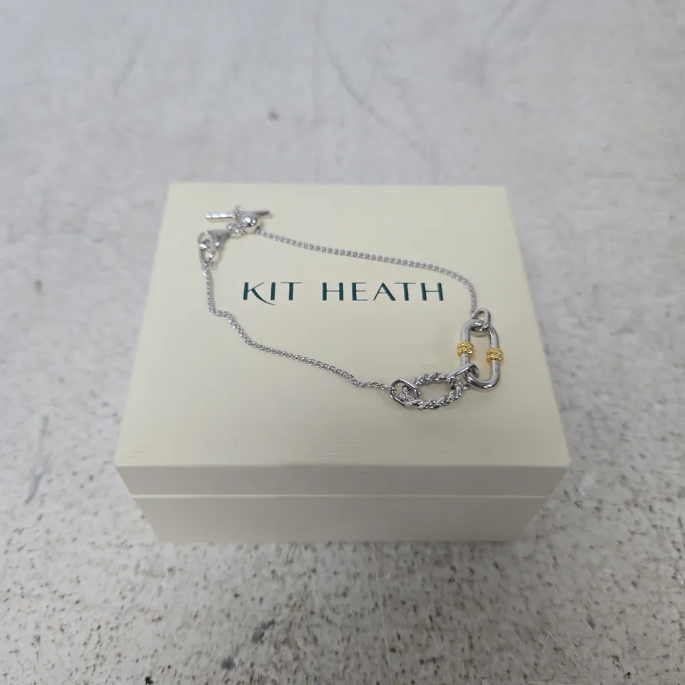 KIT HEATH SILVER BRACELET WITH GOLD-TONE ACCENTS