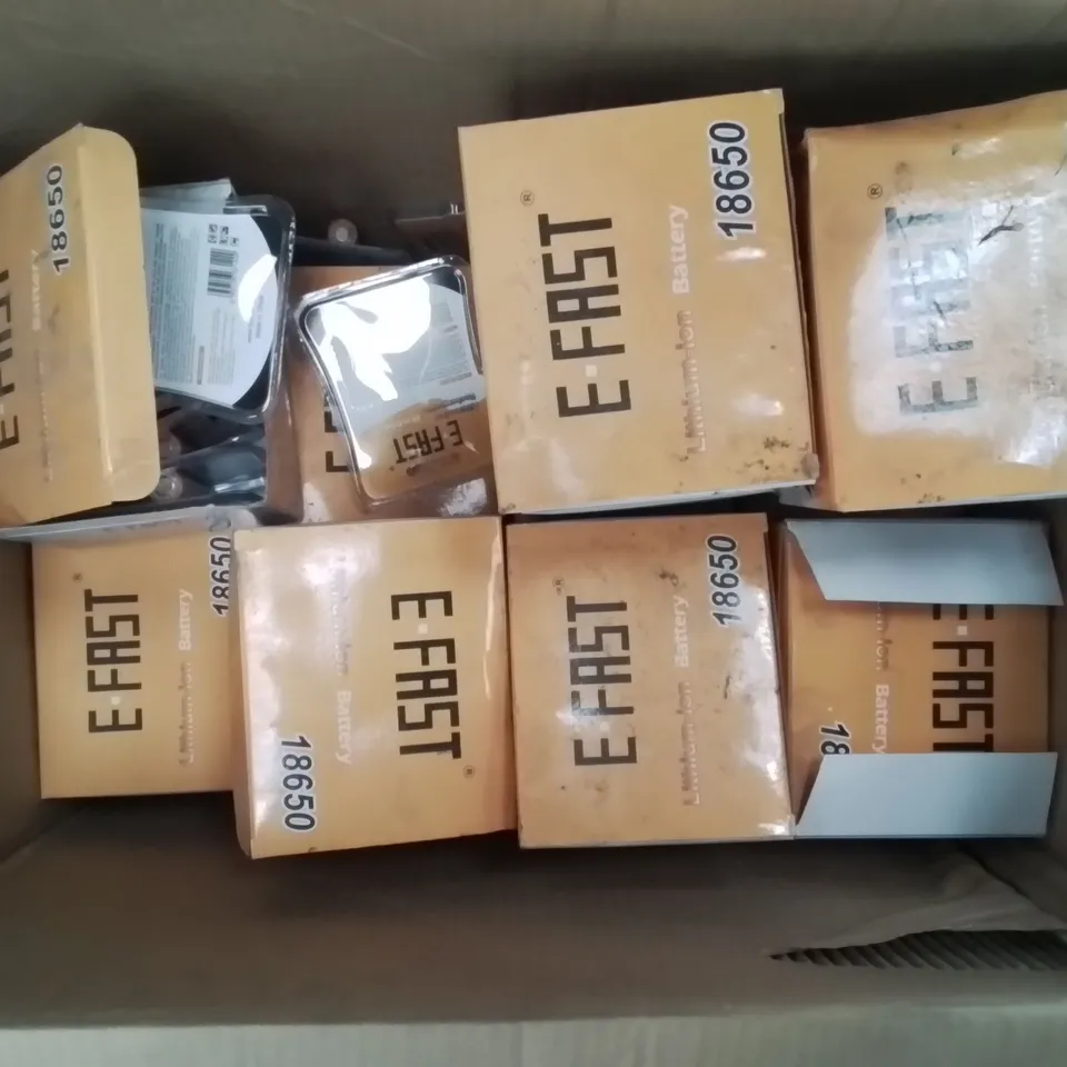 BOXED LITHIUM-ION BATTERIES APPROXIMATELY 16 BOXES 10 BATTERIES PER BOX