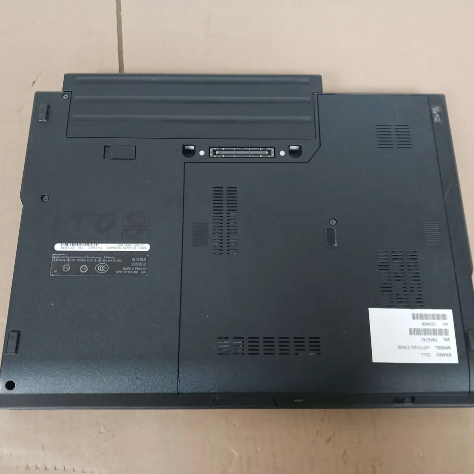 DELL LATITUDE E5500 15 INCH	 CORE 2 DUO P8400 2.26GHZ