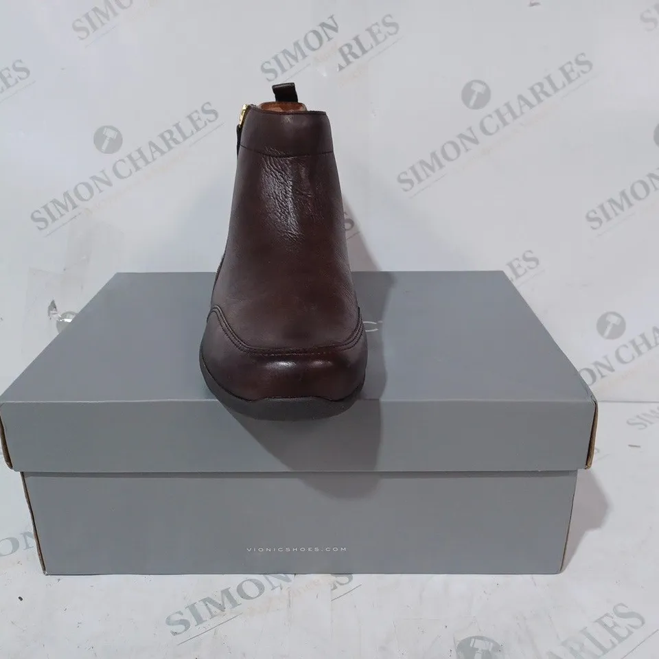 VIONIC LOIS BROWN ANKLE BOOTS - UK SIZE 6