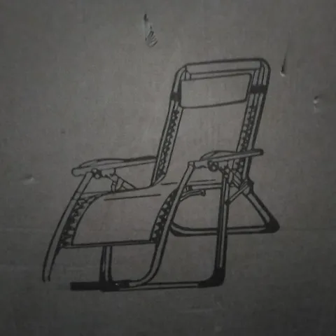 BOXED GREY SUN LOUNGER 