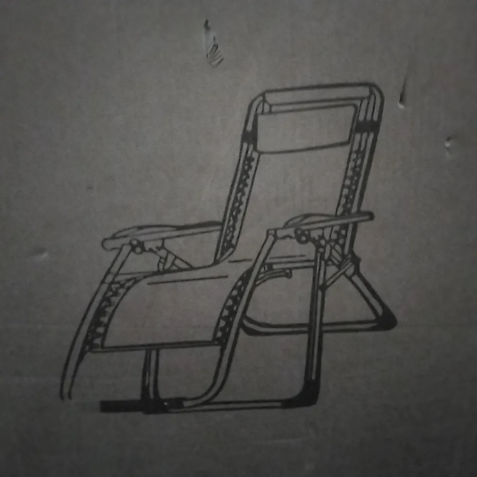 BOXED GREY SUN LOUNGER