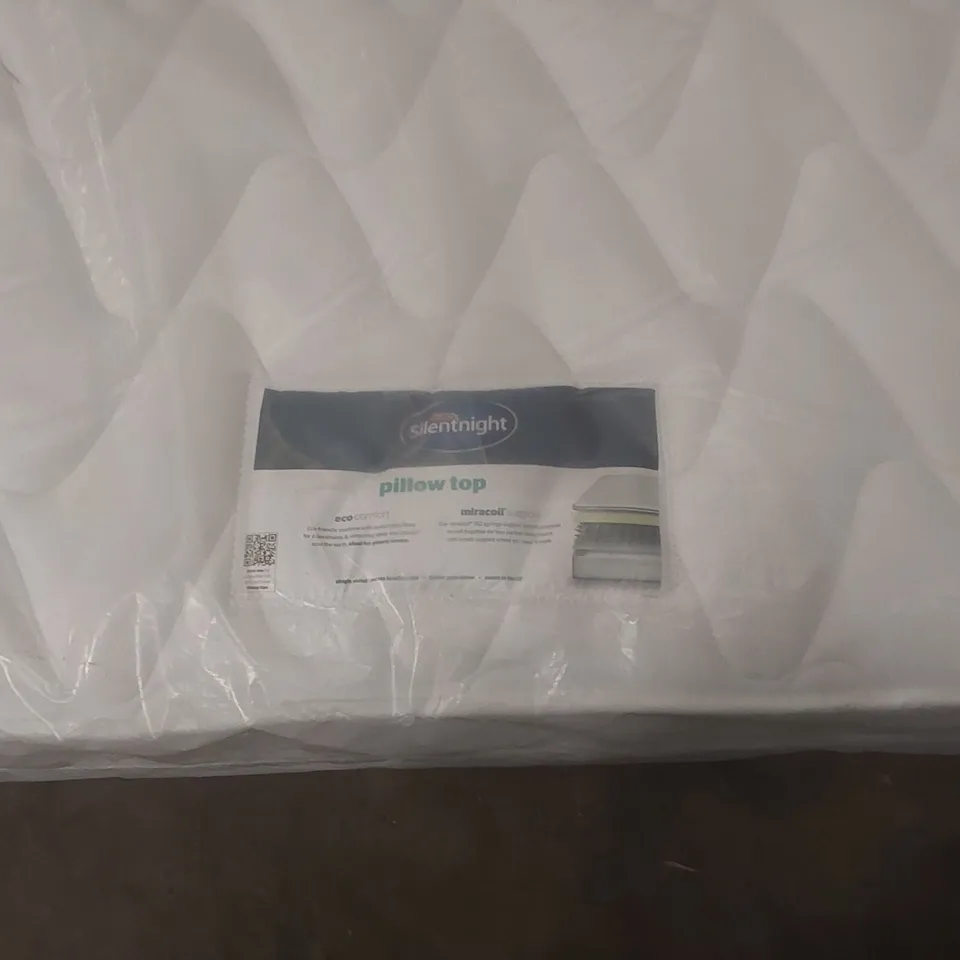QUALITY BAGGED SILENTNIGHT MIRACOIL PILLOWTOP 5' KINGSIZE MATTRESS
