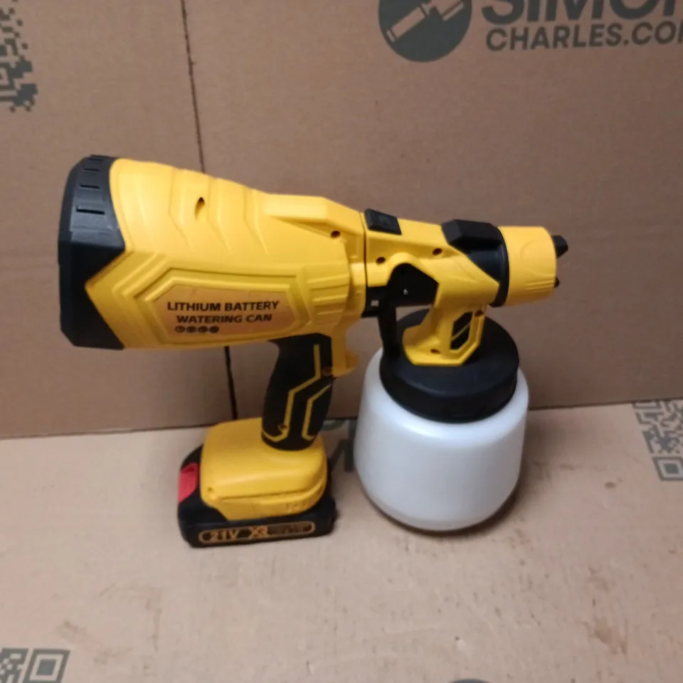 LITHIUM BATTERY WATERING CAN – CORDLESS GARDEN SPRAYER (21V XR)