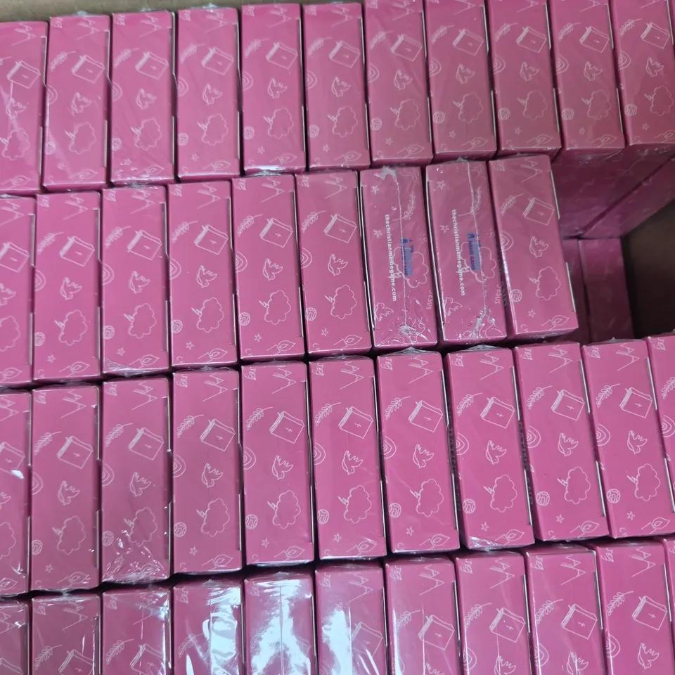 BOX OF APPROXIMATELY 100 SEALED DATING AND RELATIONSHIP PACKS FOR THE CHRISTIAN MEME GAME