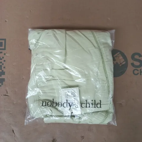 BAGGED NOBODY'S CHILD JESSY MINI DRESS IN GREEN SIZE UK 12