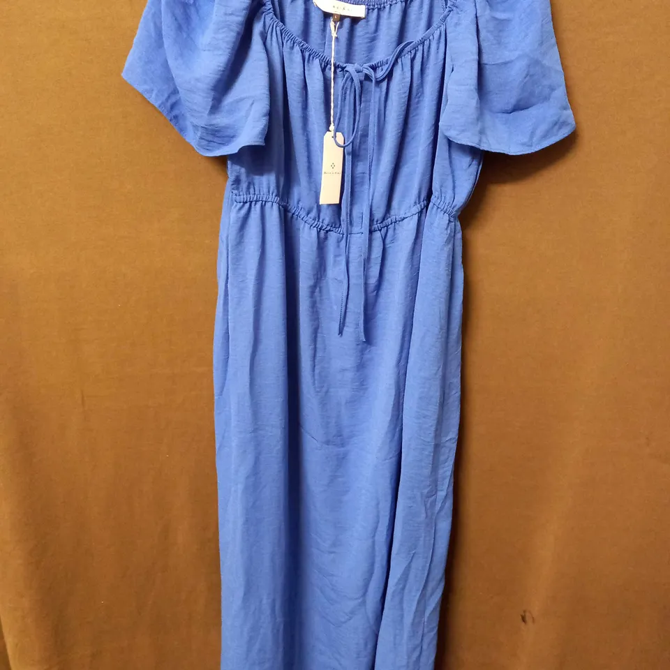 MAISON DE NIMES GYPSY DRESS IN COBALT BLUE - LARGE