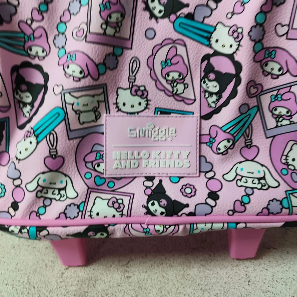 SMIGGLE HELLO KITTY AND FRIENDS TROLLEY BACKPACK – PINK