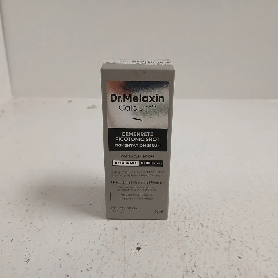 DR. MELAXIN CALCIUM CEMENRETE PICOTONIC SHOT SERUM – BOXED (30ML)